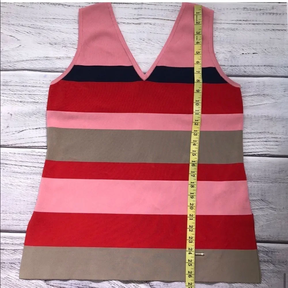 Ted Baker V-Neck Striped Tank Top - Picture 7 of 8